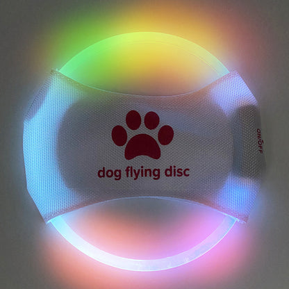 LED Leucht-Frisbee für Hunde