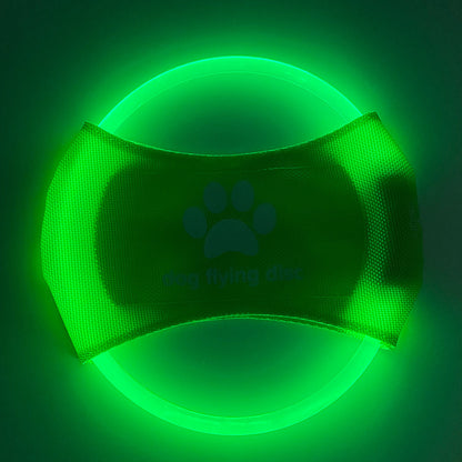 LED Leucht-Frisbee für Hunde