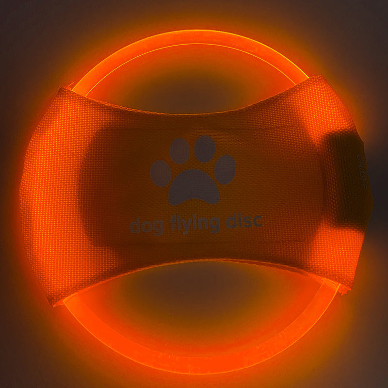 LED Leucht-Frisbee für Hunde