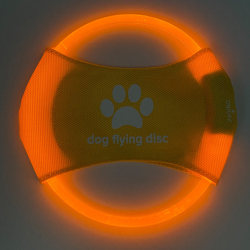 LED Leucht-Frisbee für Hunde
