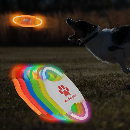 LED Leucht-Frisbee für Hunde