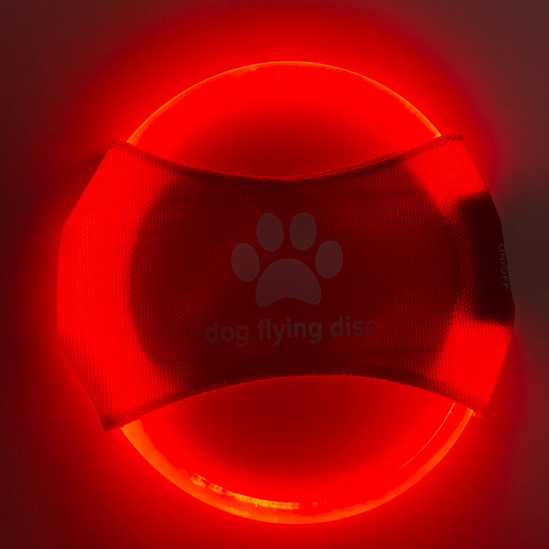 LED Leucht-Frisbee für Hunde